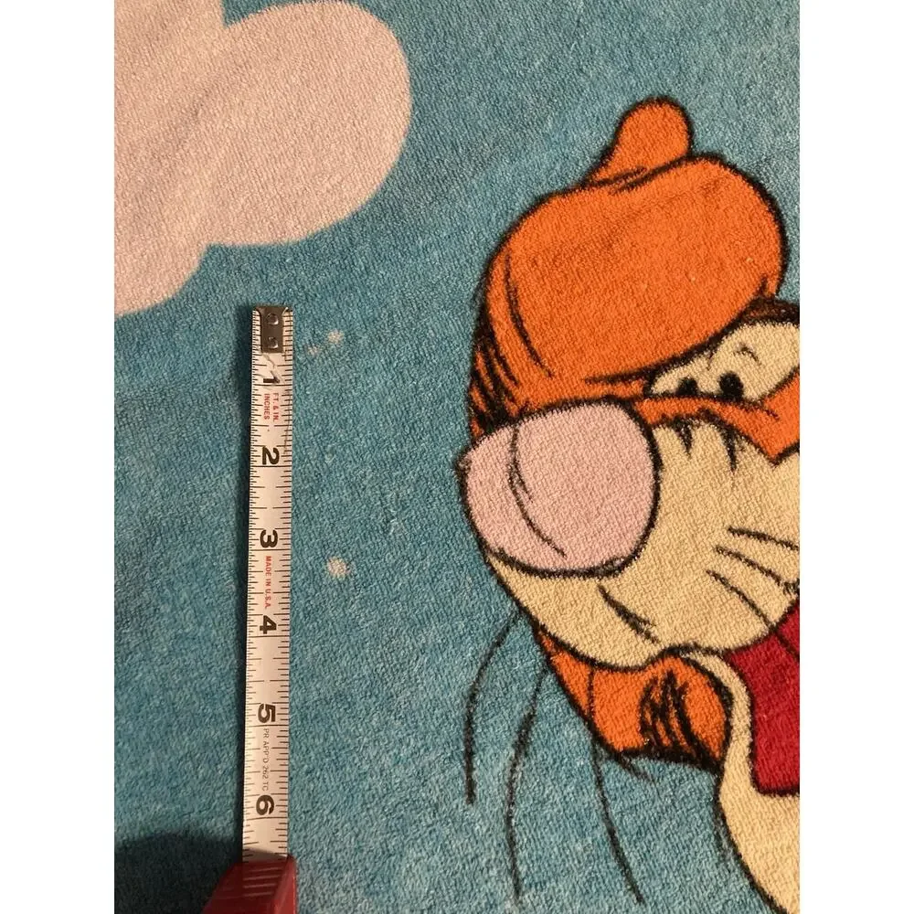 Vintage 90's Winnie the Pooh Piglet Beach Towel 57